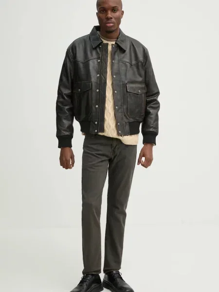 Levi's džíny tapered TAPER hnědé