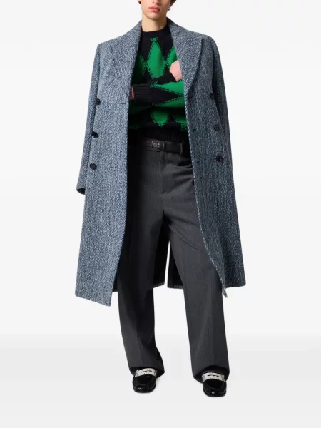 Pulover Msgm cu model argyle verde