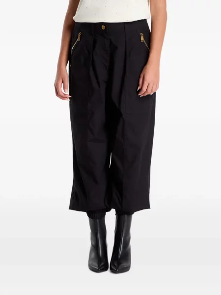 Pantaloni de jogging Michael Kors din poplin negru