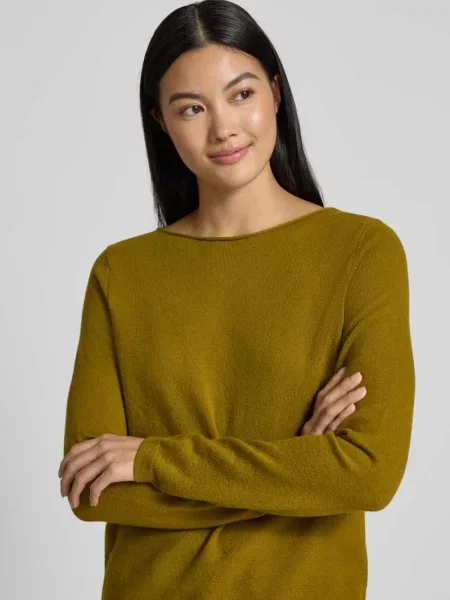 Sweter o kroju regular fit z dzianiny z dodatkiem żywej wełny Marc O'polo