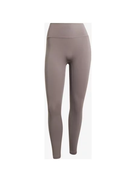 Legginsy długie adidas Optime 3 paski liliowy S czarny
