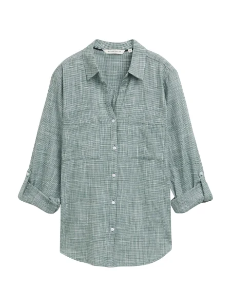 TOM TAILOR Bluză stuf verde