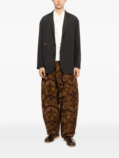 Pantaloni Uma Wang maro