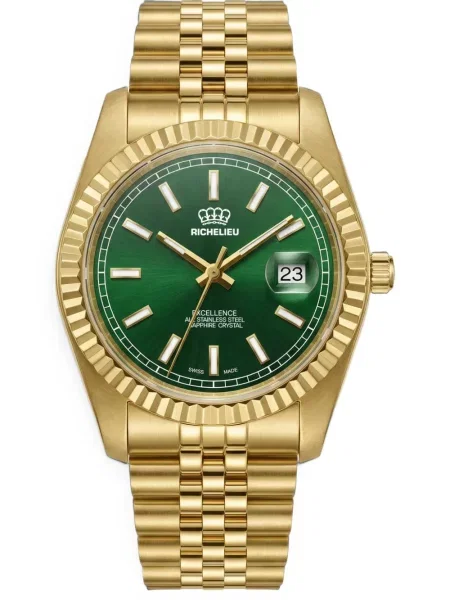 Ceas Richelieu Swiss clasic verde