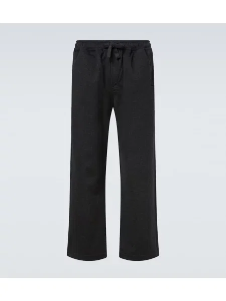 Kašmírové kalhoty Saman Amel šedé