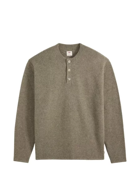 Pulover Levi's® cu guler henley