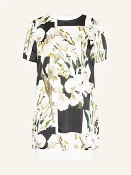 Ted Baker Sukienka Roneea Z Mieszanki Materiałów weiss czarna