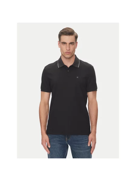 Calvin Klein Polo Regular Fit μαύρο