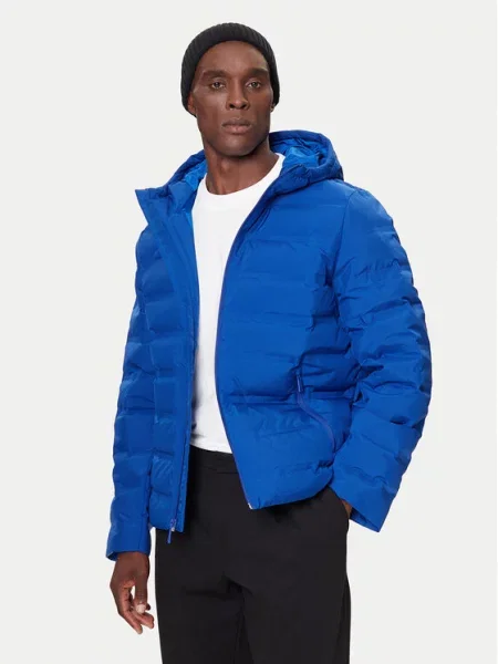 Vatovaná bunda Calvin Klein modrá