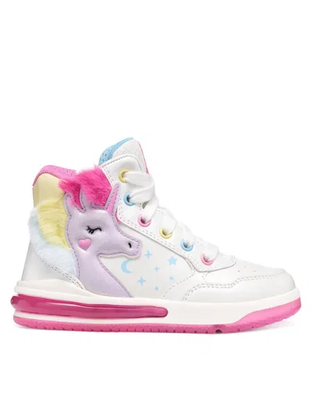 Geox Sneakers J Sketlite Girl S alb