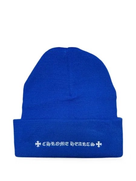 Шапка Chrome Hearts бродирана със сърца синьо