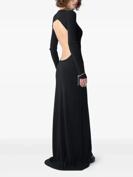 Костюм макси рокля Ann Demeulemeester черно