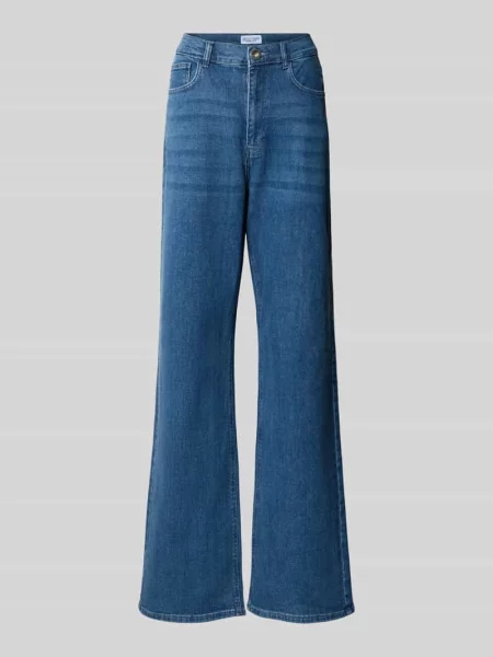 Jeansy o kroju relaxed fit z mieszanki bawełny model YARA' Cars Jeans niebieskie