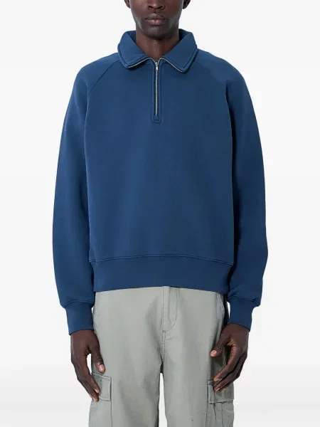 Gulerat hanorac cu fermoar Stüssy albastru