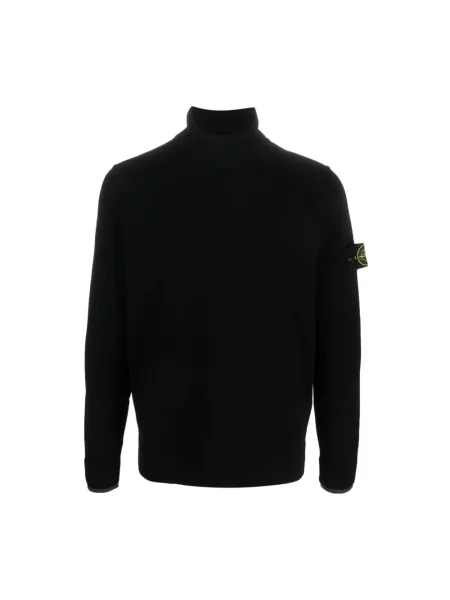 Sweter Stone Island z kamieniami czarny