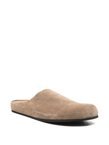 Saboți Common Projects din piele de căprioară