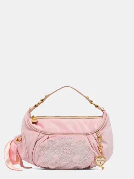 Juicy Couture Geantă de umăr Daydreamer / gri deschis / roz bej