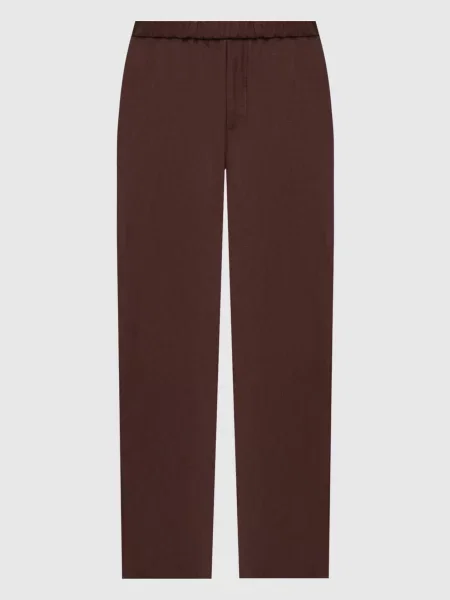 Льняные брюки Loro Piana коричневые