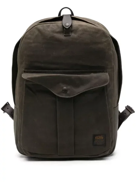 Rucsac Filson din piele de căprioară verde