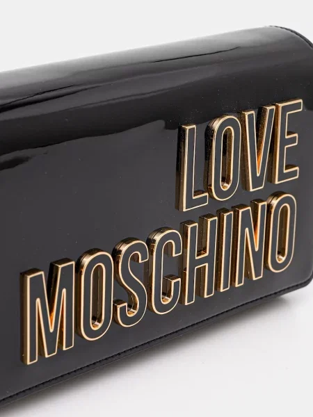 Кожаная сумка Love Moschino