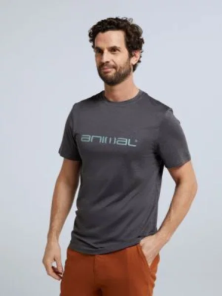 Latero koszulka do pływania z logo Grey