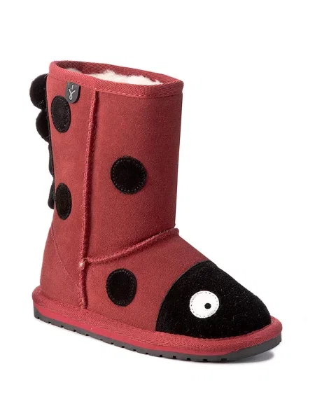 Μπότες Χιονιού EMU Australia Lady Bird κόκκινο