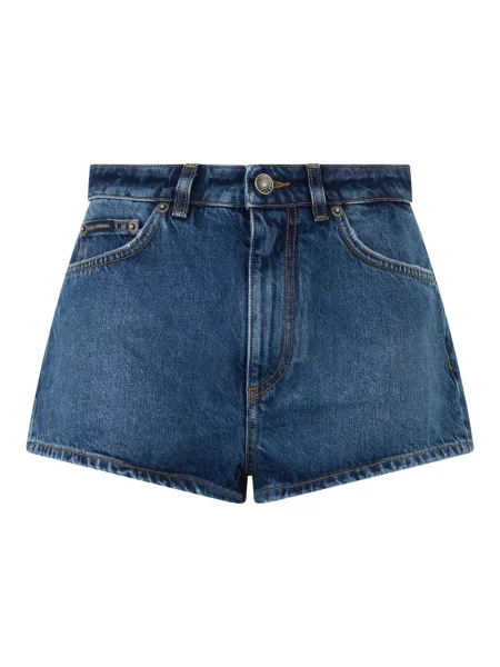 Szorty jeansowe Dolce And Gabbana niebieskie