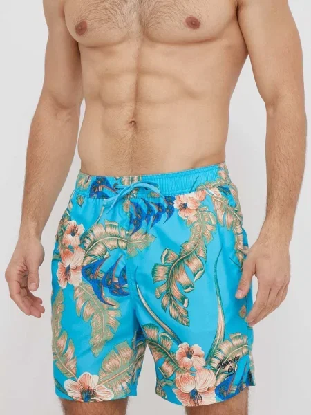 Superdry pantaloni scurti de baie albastru