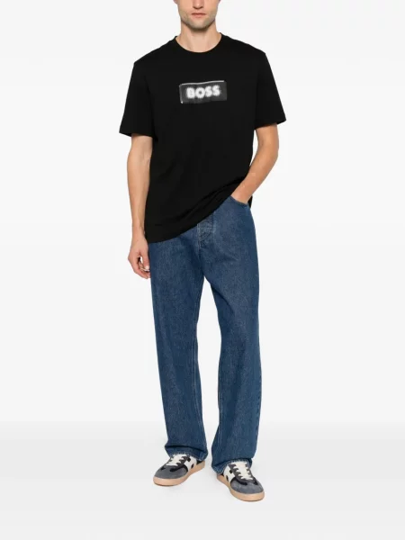Tricou Boss cu imagine negru