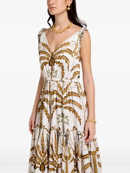 Maksi sukienka maxi Vasiliki bez rękawów garniturowa