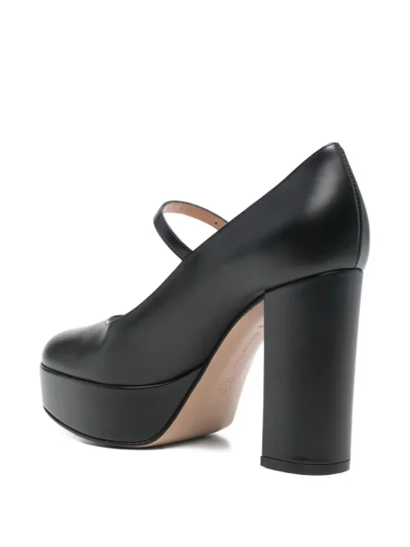 Pantofi cu toc Gianvito Rossi cu platformă negru