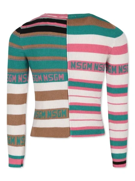 Sweter dziecięcy Msgm zielony