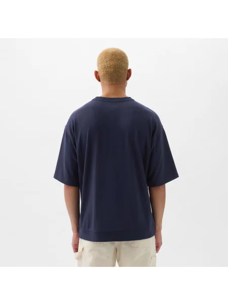 Tričko GAP Micro Logo Tee Navy Uniform S