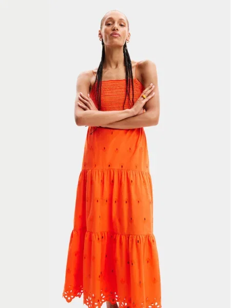 Desigual Лятна рокля Malver оранжев