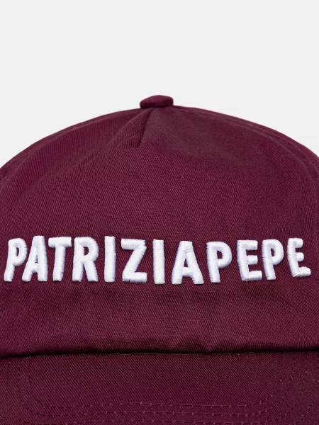 Бейсболка Patrizia Pepe бордовий