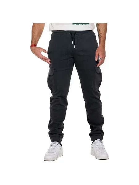 Pantaloni cargo Leone 1947 negru
