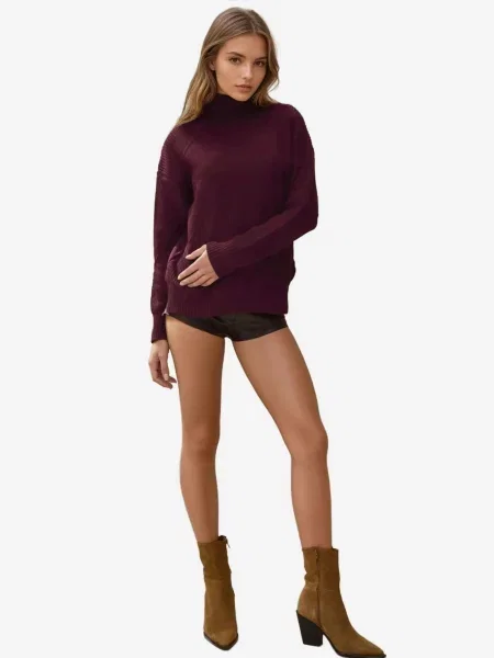Hiccup Svetr Pullover burgundská červeň
