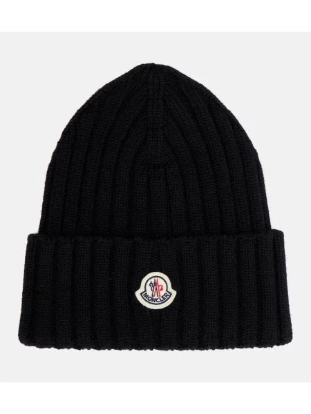 Căciulă Moncler de lână negru