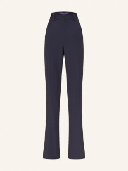 Ralph Lauren Collection Spodnie Z Rozszerzanymi Nogawkami Wrigley blau granatowe