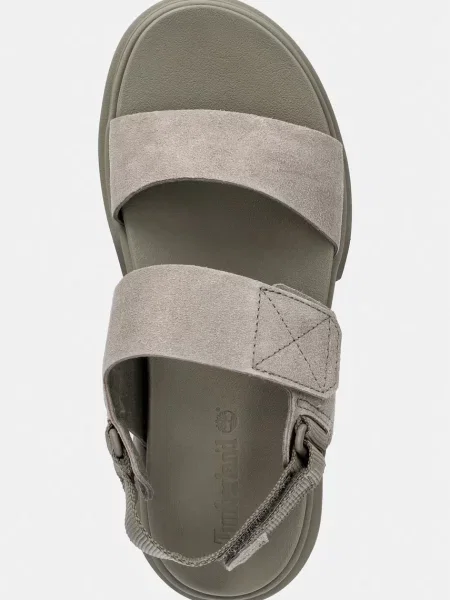 Timberland női velúr szandál Greyfield Sandal Backstrap szürke