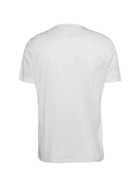 Tricou Moncler cu imagine alb