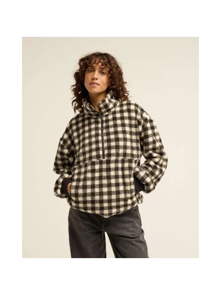 Polar Billabong Time Off half zip czarny XS biały