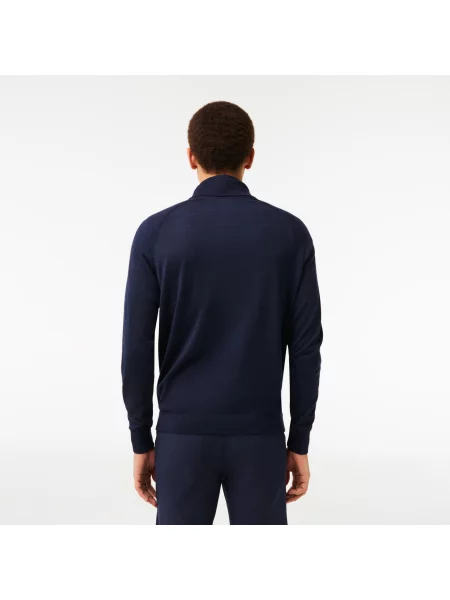 Lacoste Sport Wool Golf Sweater granatowy