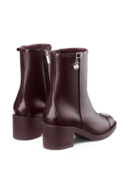 Cizme scurte Jimmy Choo din piele maro