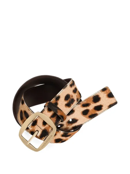 Curea Dolce & Gabbana cu imagine cu model leopard