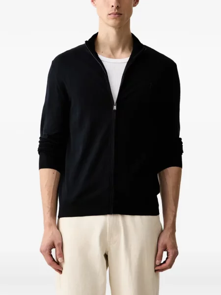 Hanorac cu fermoar Trussardi cu broderie negru