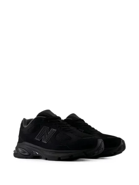 Sneakerși New Balance plasă negru