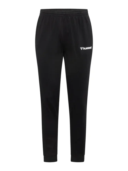 Hummel Pantaloni sport gri / negru / alb