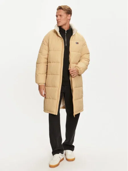 Tommy Jeans Geacă de iarnă bej