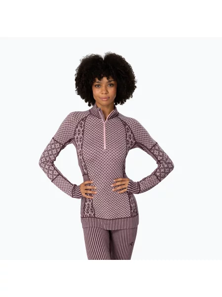 Кофта термоактивна KARI TRAA Smekker Half Zip cocoa powder